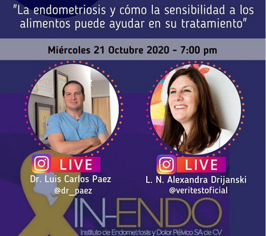 La endometriosis y la sensibilidad a los alimentos