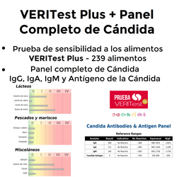 VERITest Plus + Panel Completo de Cándida